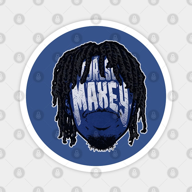 Tyrese Maxey Philadelphia Player Silhouette Magnet by danlintonpro